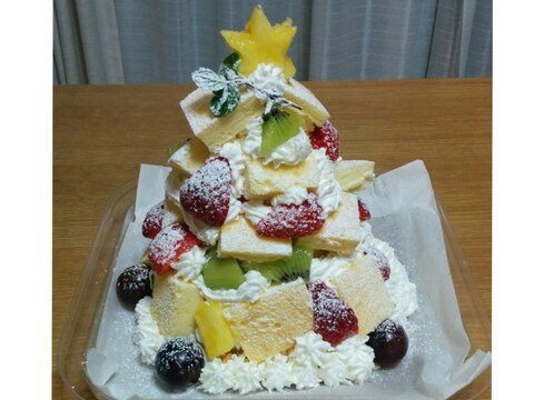 簡単可愛いクリスマスツリーケーキ クリスマスケーキ